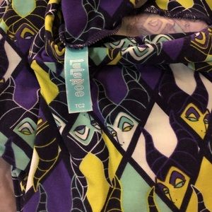 LULAROE Maleficent Disney TC2 Leggings